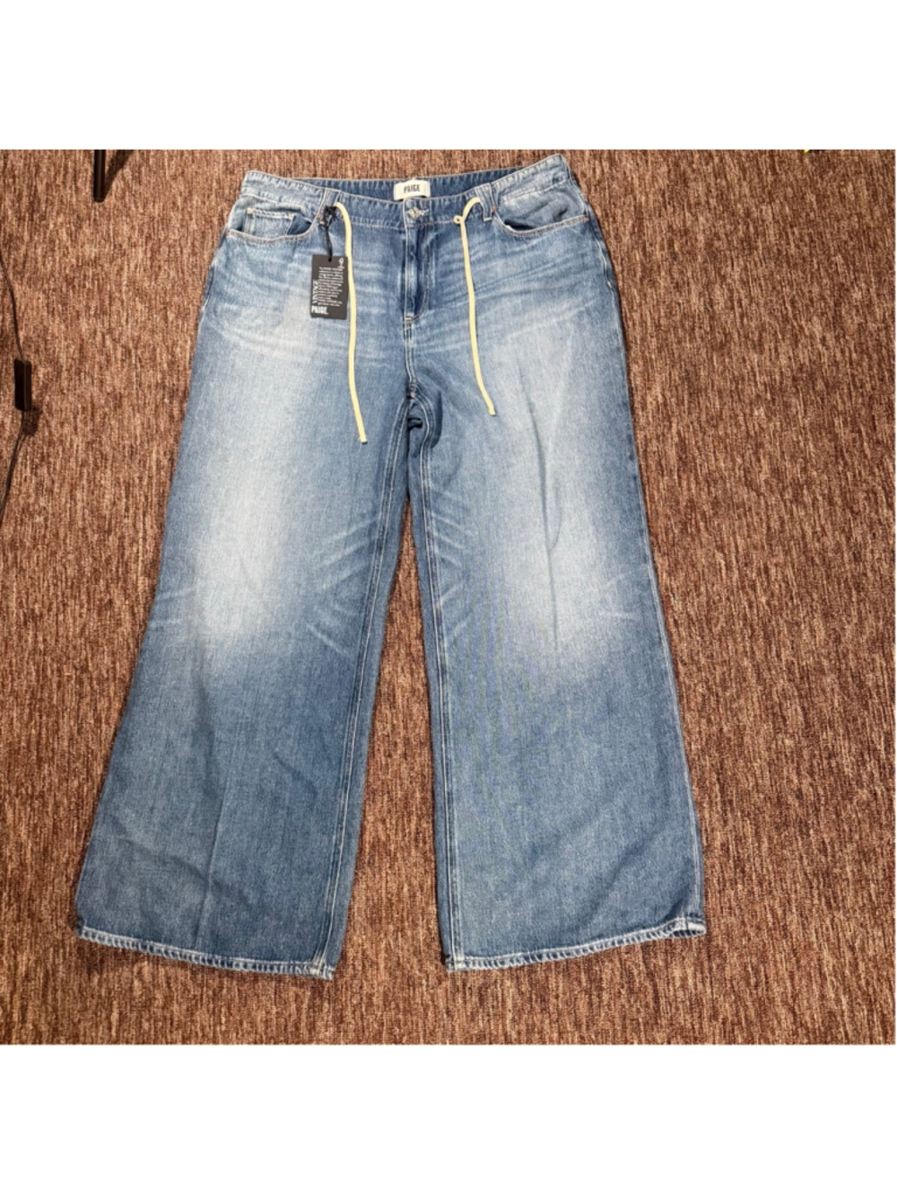 Paige Denim Zoey 31” Inseam Wide Leg Loose Fit Jeans - Womens Size 34 NEW